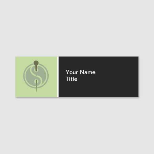 Modern Bulk Acupuncture Doctor Staff Name Tags