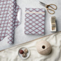 Modern Burgundy and Pale Blue Diamond Pattern Wrapping Paper | Zazzle