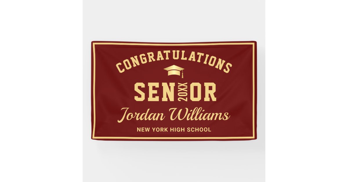 modern-burgundy-golden-2026-graduation-party-banner-zazzle