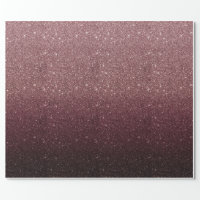 Elegant Burgundy and Black Ombre Wrapping Paper, Zazzle