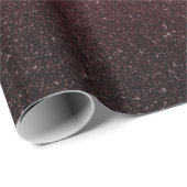 Modern Burgundy Red & Rose Gold Glitter Ombre Wrapping Paper (Roll Corner)