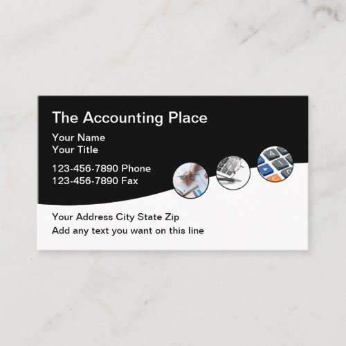 Modern Business Accountant Business Card Template