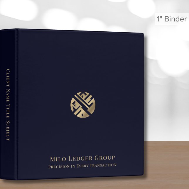 Modern Business Binder Custom Logo (Creator Uploaded)