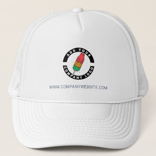 Modern Business Brand Logo New Employees Swag Trucker Hat