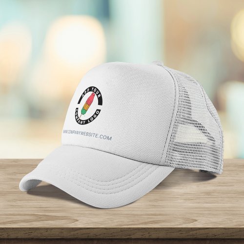 Modern Business Brand Logo New Employees Swag Trucker Hat
