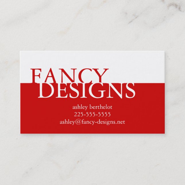 Modern Business Business Card (Front)