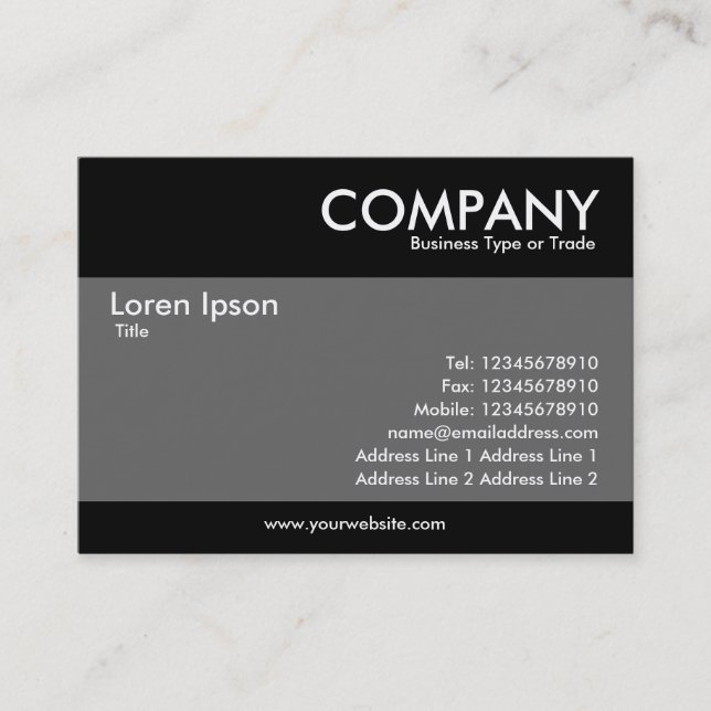 Modern Business Card (Front)