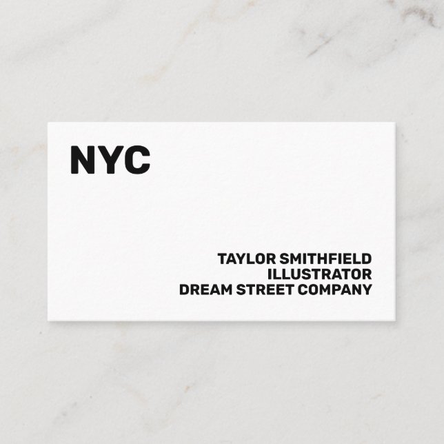 Modern Business Card (Front)