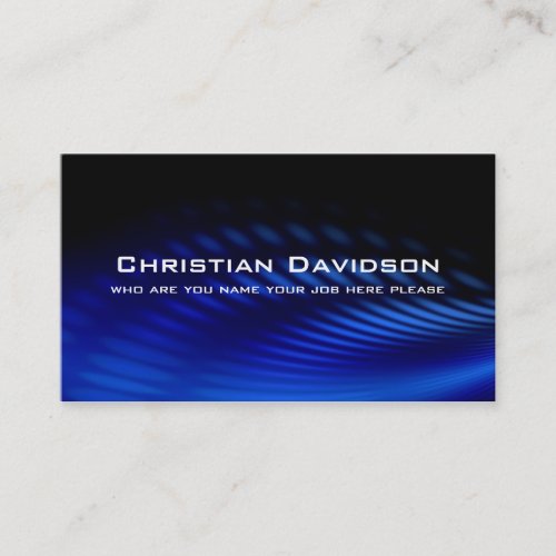 modern business card