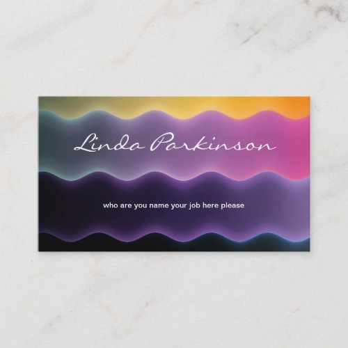modern business card