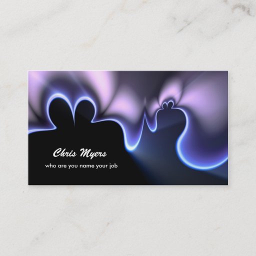 Customizable modern business card