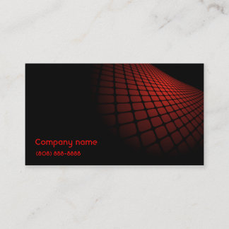 Modern Business Card Black/Red