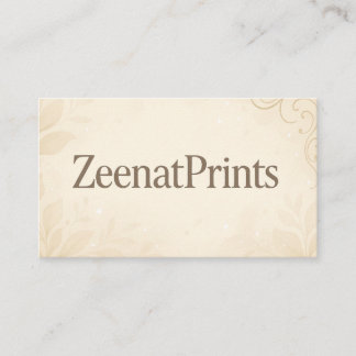 Modern Business Card by ZeenatPrints