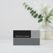 Modern Business Card Construction Gray Stripes (Standing Front)