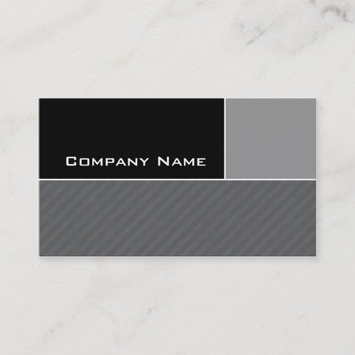 Modern Business Card Construction Gray Stripes