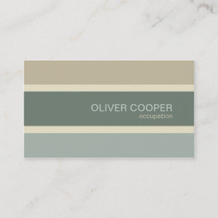 Modern business card Earth colors Sage Moss green