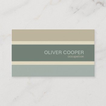 Modern Business Card Earth Colors Sage Moss Green by CardStyle at Zazzle