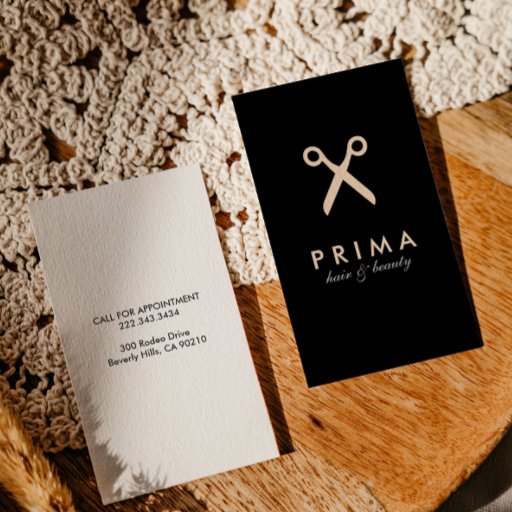 Customizable Modern Business Card | Hairdresser, Hair Salon.