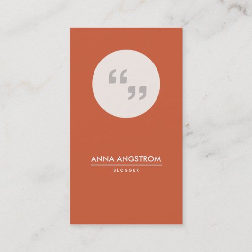 Customizable Modern Business Card | No. 42