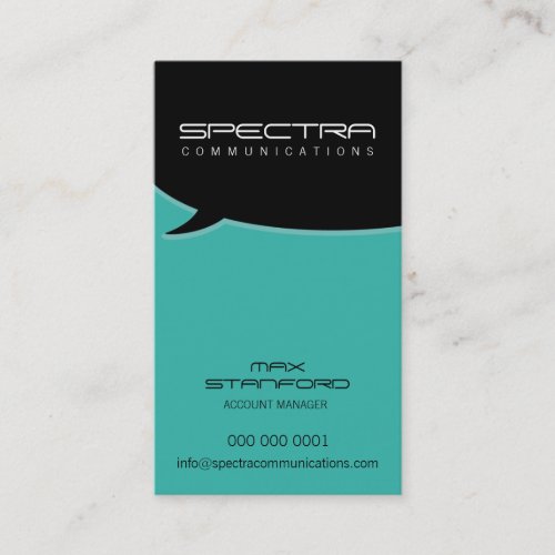 MODERN BUSINESS CARD :: talk bubble 11P