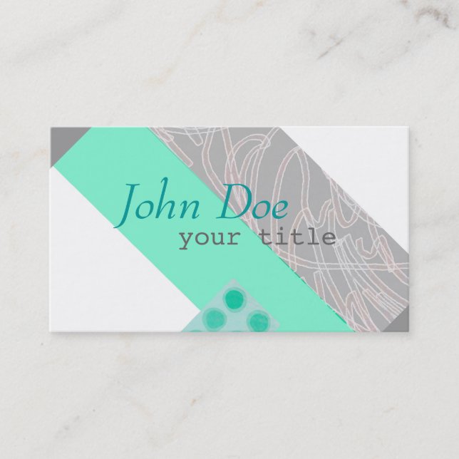 modern business card template original design (Front)