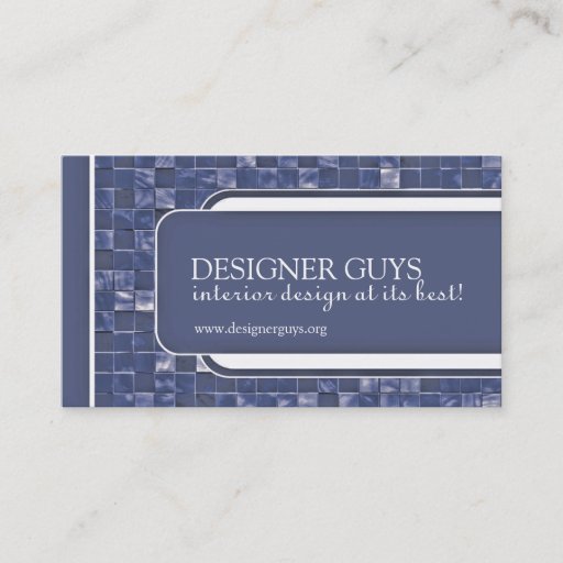 Customizable Modern Business Card | Tiles