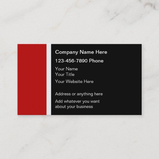 Customizable Modern Business Cards