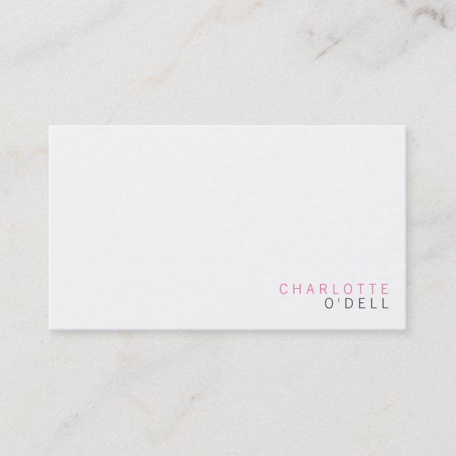 Modern Business Cards (Front)