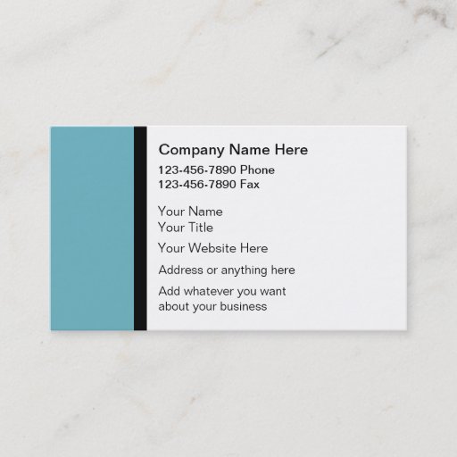 Customizable Modern Business Cards