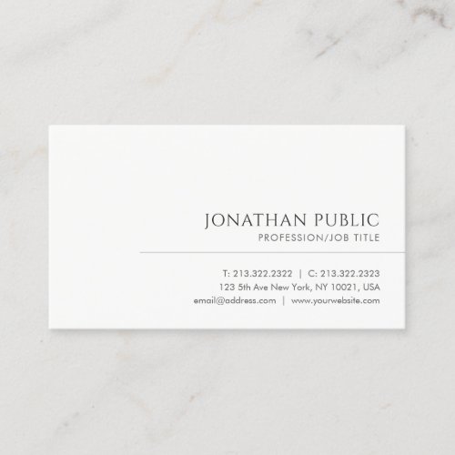 Modern Business Cards Elegant Professional