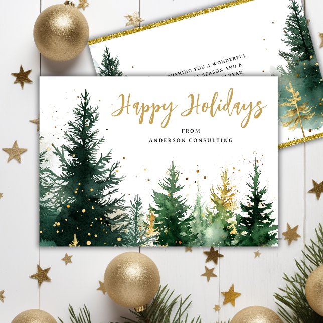 Modern Business Christmas Holiday Card  (Creator Uploaded)