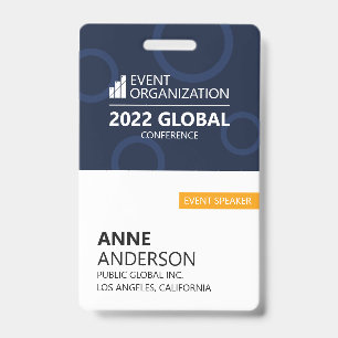 Modern Business Conference Event Badge