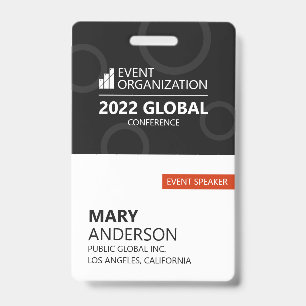 Modern Business Conference Event  #custom Badge