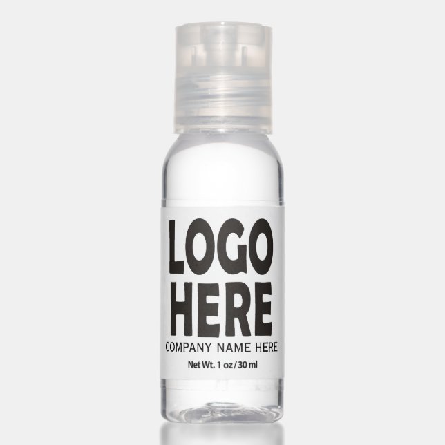 Modern business custom logo promotional hand sanitizer (Front)