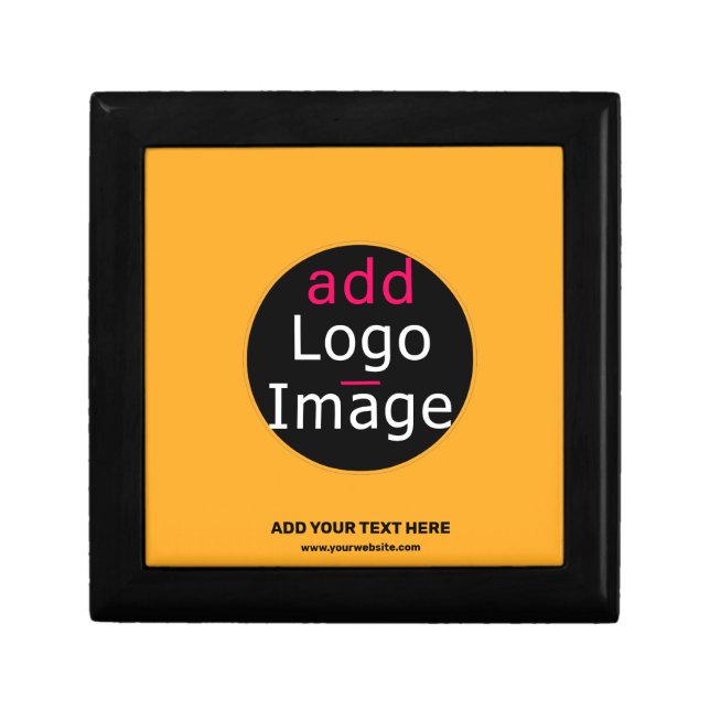 Modern Business Custom Macaroni & Cheese Hue  Gift Box (Front)