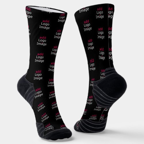 Modern Business Customizable Promotional Black  Socks