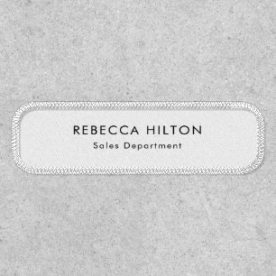 Modern Business Employees Staff Custom Patch