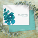 Modern Business Eucalyptus Leaves Thank You Postcard<br><div class="desc">A modern elegant eucalyptus leaves business thank you card featuring a sprig of eucalyptus leaves on a crisp white background. The reverse has a contrasting mint coloured background with white text for your contact details. Versatile for a wide range of professions including; beauty salons, beauticians, spas, health specialists, cosmetologists, skincare...</div>