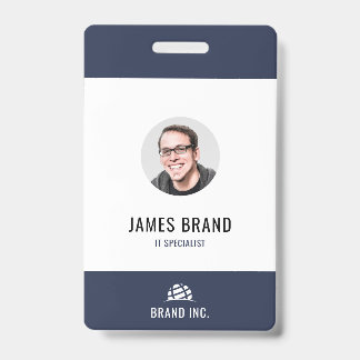 Modern Business ID Badge