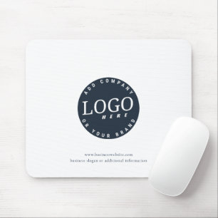 Modern Business Logo and Company Employees Swag Mouse Pad