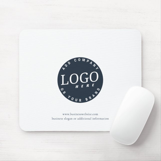 Modern Business Logo and Company Employees Swag Mouse Pad (With Mouse)