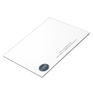 Modern Business Logo and Company Website Notepad