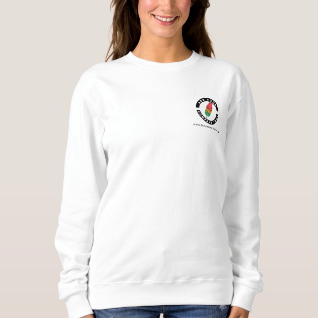 Modern Business Logo and Website Employee Sweatshirt (Front)