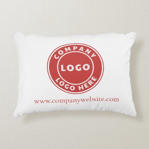 Modern Business Logo and Website Hotel Owner Accent Pillow
