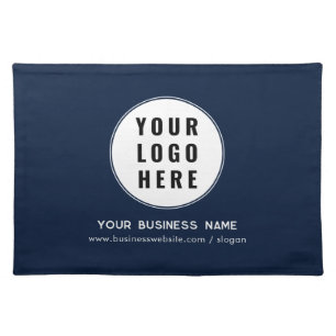 Modern Business Logo and Website Promotional Cloth Placemat
