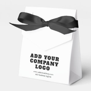 Modern Business Logo and Website Promotional Favor Boxes