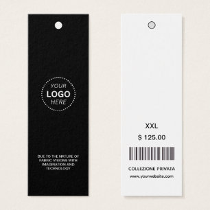 Modern Business Logo Barcode Store Price Tags