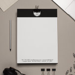 Modern Business logo Black Border Company Mail Letterhead<br><div class="desc">This modern business logo black border company mail letterhead features a sleek design with a bold black border framing the page. It showcases your company logo and contact information in a professional,  clean layout,  making it ideal for businesses looking to make a strong,  contemporary impression in their official correspondence.</div>