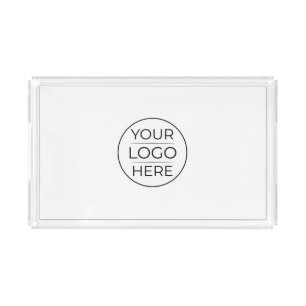 Modern Business Logo Branding Acrylic Tray