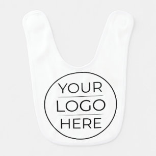 Modern Business Logo Branding Baby Bib